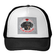 Dachshund Mesh Hats