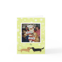Dachshund Mistletoe Kiss Template