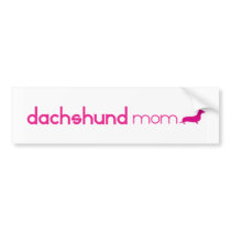 Dachshund Mom Bumper Sticker