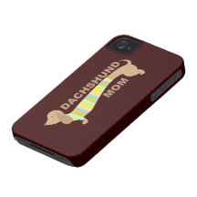 Dachshund Mom Case-Mate iPhone 4 Case