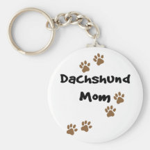 Dachshund Mom Keychain