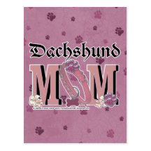 Dachshund MOM Post Card