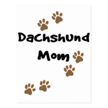 Dachshund Mom Postcard