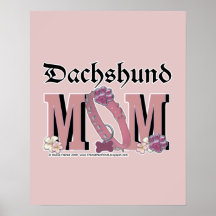 Dachshund MOM Poster