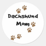 Dachshund Mom Stickers