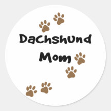Dachshund Mom Stickers