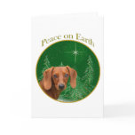 Dachshund Peace Greeting Card