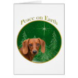 Dachshund Peace Greeting Card