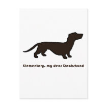 Dachshund Post Card
