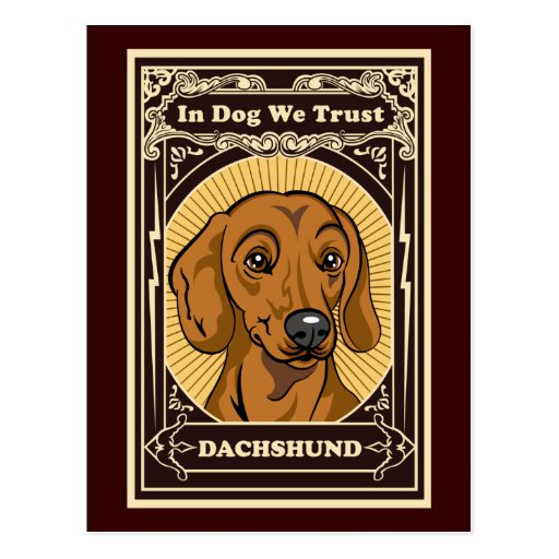 Dachshund Postcard