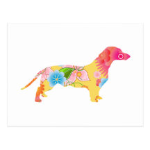 Dachshund Postcard