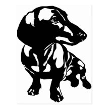 Dachshund Postcard