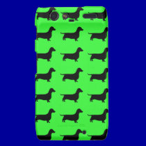 Dachshund Silhouette Pattern casemate cases