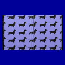 Dachshund Silhouette Pattern on any color caseable cases
