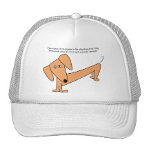 Dachshund Stupid Dog Tricks...for Poodles! Trucker Hats