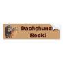 Dachshund Sweeties Bumper Sticker