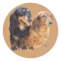 Dachshund Sweeties Sticker