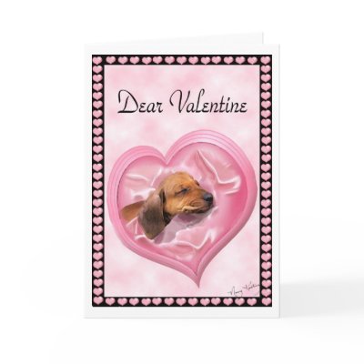 Dachshund Valentine's Day Card by relativeperceptions