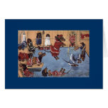 Dachshund Vintage Greeting Card