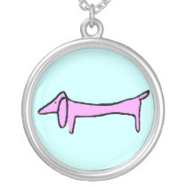 Dachshund, Weiner dog Personalized Necklace
