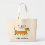 Dachshund Wiener Tote Bags
