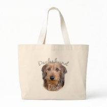 Dachshund (wirehaired) Dad 2 Canvas Bags