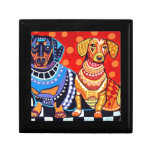 Dachshunds by Heather Galler Jewelry Box