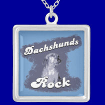 Dachshunds Rock Sterling Silver Neckchain necklaces