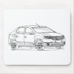 Dacia Logan 2013 tapis de souris