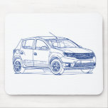 Dacia Sandero 2013 tapis de souris
