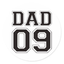 Dad 2009 - Black Sticker