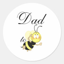 Dad 2 be sticker