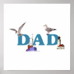 Dad Ahoy Poster