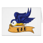 Dad Banner Swallow Card