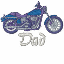 Dad Biker Embroidered Shirt