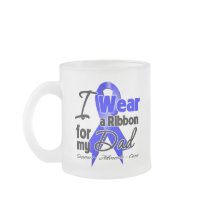 Dad - Colon Cancer Ribbon Coffee Mugs