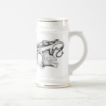 Dad - Dragon Slayer Beer Stein Coffee Mugs