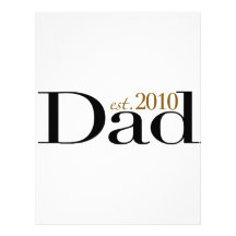 Dad Est 2010 Letterhead Template