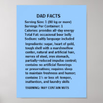 DAD FACTS - a humourous Father's Day