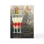 Dad - Father's Day Card - Champagne Toast
