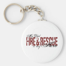 Dad Hero - Fire & Rescue Keychain