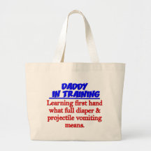 Dad in Training Tote Bags