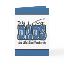 Dad Life's Best Teacher Card