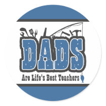 Dad Life's Best Teacher Sticker