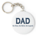 Dad Man Myth Legend Keychains