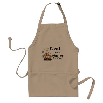Dad Master Griller Aprons by TeeZazzle