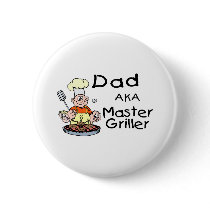 Dad Master Griller Pins