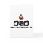 Dad, Master Griller Greeting Card