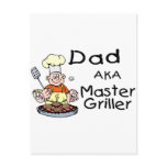 Dad Master Griller postcards