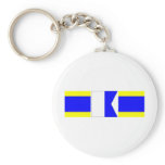 dad nautical flags key chains